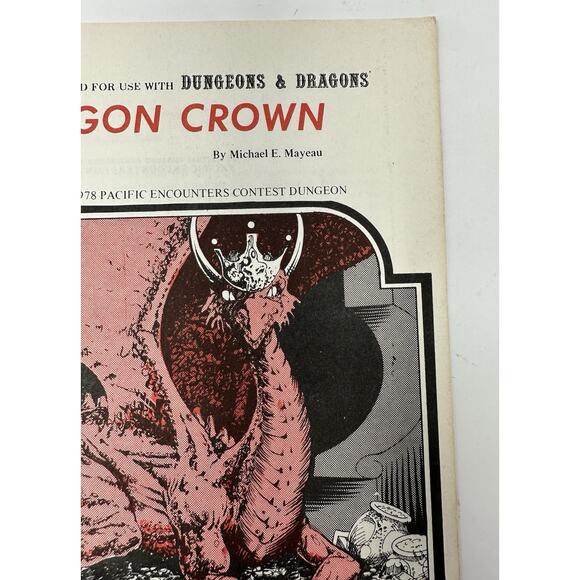 The Dragon Crown Judges Guild No. 76 1979 Dungeons & Dragons D&D - Picture 5 of 11